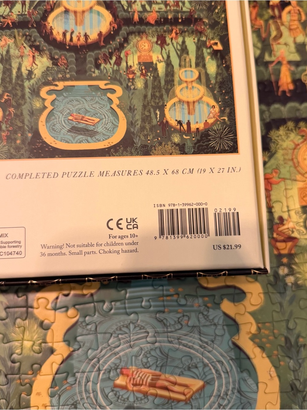 The World of The Great Gatsby 1000 Pieces Puzzle Adam Simpson Laurence King - Picture 11 of 12